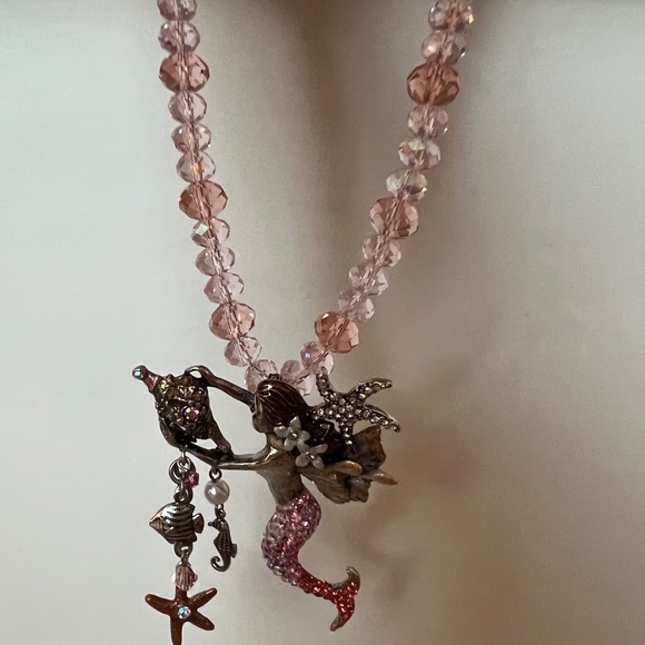 Kirks Folly Mermaid Pin/Enhancer and Necklace - Picture 4 of 11